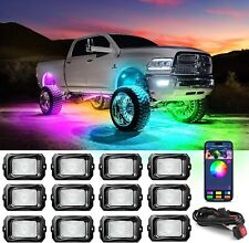 MICTUNING C2 Max RGB+IC Chasing Color LED Rock Lights-12 Pods Underglow Lighting picture
