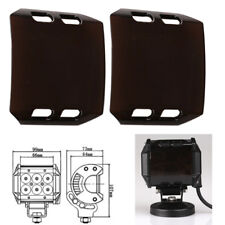 2pcs Smoke Black Cover For 4 inch LED Work Light Bar Pods Offroad Truck ATV SUV picture