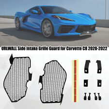 For Corvette C8 20-Up Black Side Intake Mesh Grille Insert INTAKE GUARDS picture