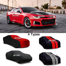 For Chevrolet Camaro Dust Sun Proof Stain Stretch Full Car Cover Black/Red/Grey picture