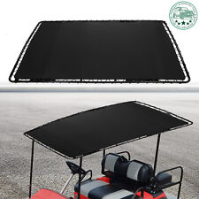 Black Golf Cart Roof Top Fit for Club Car  EZ-GO Yamaha  Extended Powder Coated picture