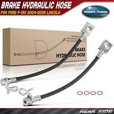 2x Rear Side Brake Hydraulic Hose for Ford F-150 2004-2008 Lincoln Mark LT 06-07 picture