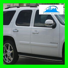 2007-2014 CHEVY TAHOE SUBURBAN CHROME RUNNING BOARD MOLDING TRIM 2PC  picture