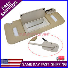 Beige Front Right Sun Visor with Mirror For GM Truck & SUV 07-14 picture