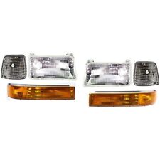 Headlight Kit For 1992-1996 Ford F-150 Driver and Passenger Side with bulbs picture