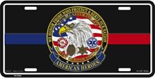 WE HONOR THOSE WHO SERVCE AMERICAN HEROES ALUMINUM CAR TRUCK TAG LICENSE PLATE picture