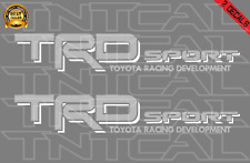 TRD SPORT Decal Set Fits: 2006-2011 Tacoma Tundra Vinyl Sticker silver/white picture