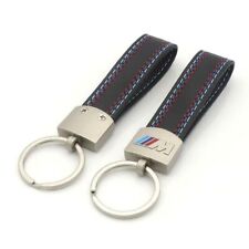 For BM M Logo Metal + Leather Key Ring Keychain For M3 M4 M5 M135i 1M Sport picture