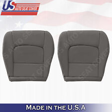 Front Bottoms Leather Seat Cover Fits 1998 to 2007 Lexus LX470 Gray picture