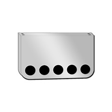 Rear Center Panel 20 Inch RC Style Stainless Steel  W/ 5 - 4 Inch On Front And picture