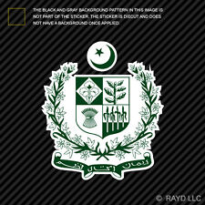 Pakistani Emblem Sticker Decal Self Adhesive Vinyl Pakistan flag PAK PK picture