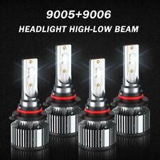 2-Sides 9005+9006 LED Combo Headlight Kit CSP 100W Light Bulbs High Low Beam picture