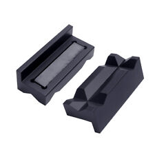 AN Fitting Magnetic Vise Jaw Protective Inserts Clamp Parts Aluminum Alloy Black picture