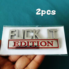 2X F*CK IT EDITION 3D Emblem Badges Sticker Decal for Chevy Car Truck Universal picture