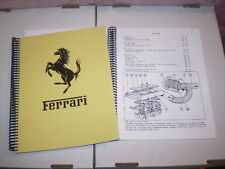 FERRARI 246 DINO SERVICE MANUAL 246GT 246GTS 308 250 275 330 365 512 200+ Pages picture