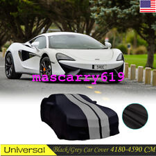 FOR McLaren 540C Indoor Car Cover Stain Stretch Dustproof BLACK/GREY NEW picture