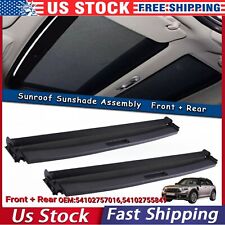 Pair Black Front & Rear Sunroof Sunshade Cover For MINI Cooper R55 R56 2007-2016 picture
