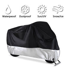 Motorcycle Cover L Waterproof Heavy Duty For Winter Outside Storage Snow Rain picture
