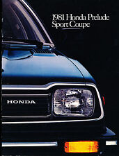 1981 Honda Prelude Sport Coupe 16-page Original Car Sales Brochure Catalog picture