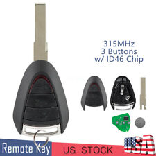 Full Remote Key Fob 3B 315MHz ID46 Chip for Porsche Boxster S Cayman 911 987 996 picture