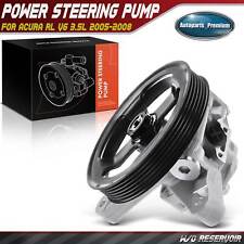 New Power Steering Pump with Pulley for Acura RL V6 3.5L 2005-2008 56100-RJA-015 picture