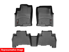 WeatherTech FloorLiner for Ford Ranger Crew Cab 2019- 2020 1st 2nd Row Black picture