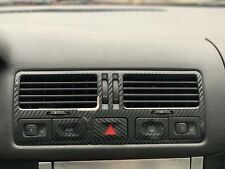 VW Golf Mk4 Jetta Bora Dual Control Carbon Fibre Effect Air Vents picture