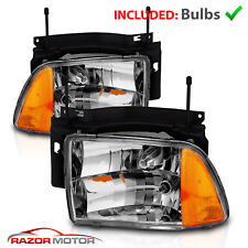 1995 1996 1997 For Chevy Blazer Factory Style Chrome Headlights Pair picture