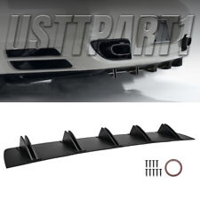 For Chrysler 300 Black Lower Rear Bumper Diffuser Lip Body Splitter Shark Fins picture