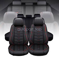 For 2007 2009-2023 Ford F-150 Car 5-Seat Covers Waterproof Full Set PU Leather picture