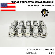 24PCS 14X1.5 FOR NISSA CHROME FACTORY OEM MAG SEAT LUG NUTS NV CARGO/TITAN XD picture