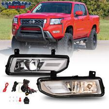 For 2022-2023 Nissan Frontier Fog Lights Front Bumper Lamps w/Wiring+Switch Kit picture