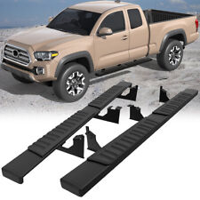 6'' Running Boards Side Steps Bars Pair For 2005-2023 Toyota Tacoma Extended Cab picture