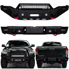 Vijay For 2nd Gen Tundra 2007-2013 Front Bumper and Rear Bumper w/LED Lights picture