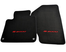 Floor Mats For Honda S2000 Black Tailored Carpets With Red S2000 Logo LHD NEW  picture