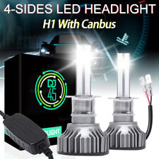 4-Sides H1 LED Headlight 120W 32000LM High Beam Fog Light Bulb 6000K Xenon White picture