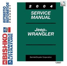 2004 Jeep Wrangler Shop Service Repair Manual CD Engine Drivetrain Wiring picture