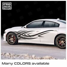 Dodge Charger 2006-2023 Tribal Accent Side Stripes Decals (Choose Color) picture