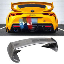Carbon Fiber Rear Trunk Wing ST Style Spoiler Lip For Toyota Supra A90 MK5 2021+ picture
