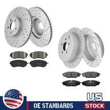 Front Rear Drilled Brake Rotors & Ceramic Pads For Subaru Legacy Outback Impreza picture