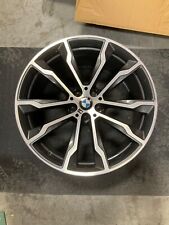 (QTY 1) Curva C7 Wheel Rim 20x9.5 +40mm 5x112 Black with Machined Face for BMW picture