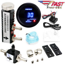 0-30PSI Manual Boost Controller Kit BLACKw/ 52mm Electronic Digital BOOST GAUGE picture