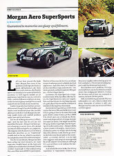 2011 Morgan Aero SuperSports Original Road Test Car Print Article J319 picture