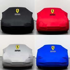 Indoor Car Cover For Ferrari with Logo Custom Fit Stretch Dust-Proof Protection picture