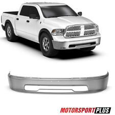 New Front Chrome Steel Bumper For 2009-2012 Dodge Ram 1500 w/o Fog Light Holes picture