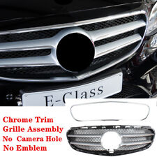 Fit For Mercedes E Class W212 14-16 Front Center Grille Radiator Grill W/Chrome picture