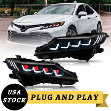 Headlights Assembly For Toyota Camry 2018-2023 Demon Eyes Sequential Turn Signal picture