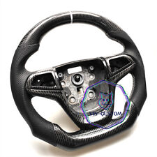 REAL CARBON FIBER steering wheel for CHEVY SS SV6VF2/Holden VF HSV WHITE STRIPE picture