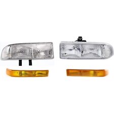 Headlight Kit For 1998-2004 Chevrolet S10 Driver and Passenger Side with bulbs picture