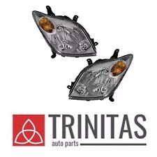 For SET 2004-2005 SCION Xa Right+Left Headlights Headlamps Driver & Passenger picture
